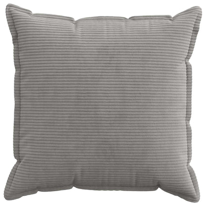 vidaXL Cushion Cover 6 pcs HOUTEN Light Grey 65 x 65 cm Corduroy 2