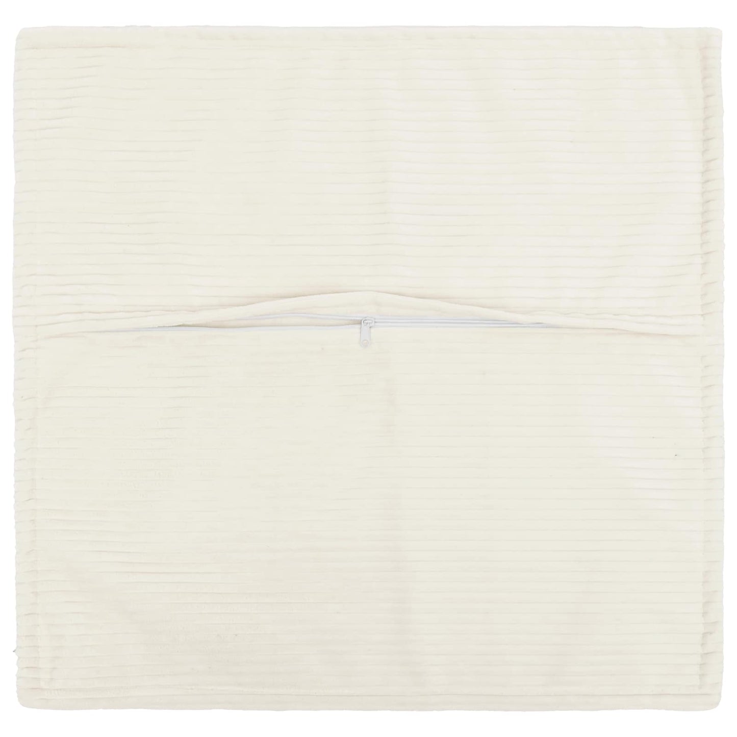 vidaXL Cushion Cover 6 pcs HOUTEN Cream 65 x 65 cm Corduroy 3