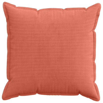 vidaXL Cushion Cover 6 pcs HOUTEN Red Orange 65 x 65 cm Corduroy 2