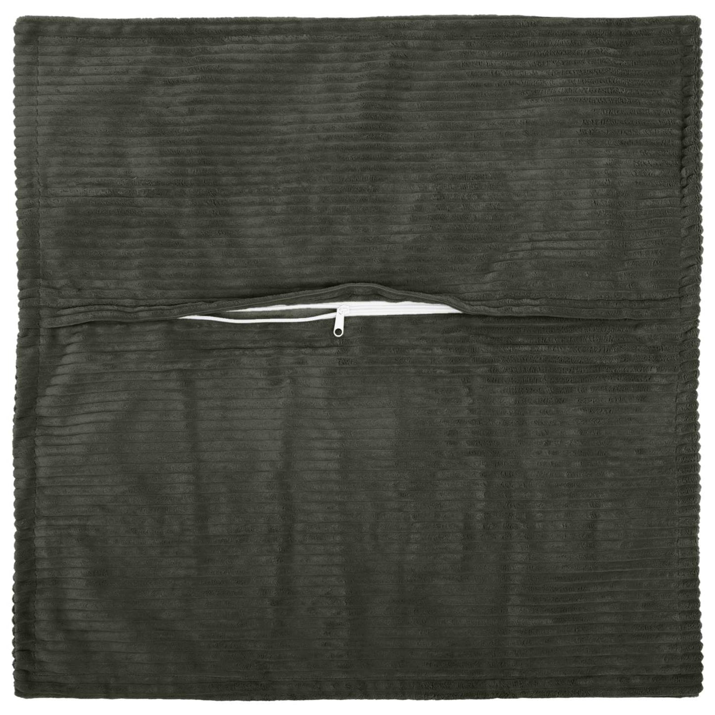 vidaXL Cushion Cover 6 pcs HOUTEN Anthracite 65 x 65 cm Corduroy 3
