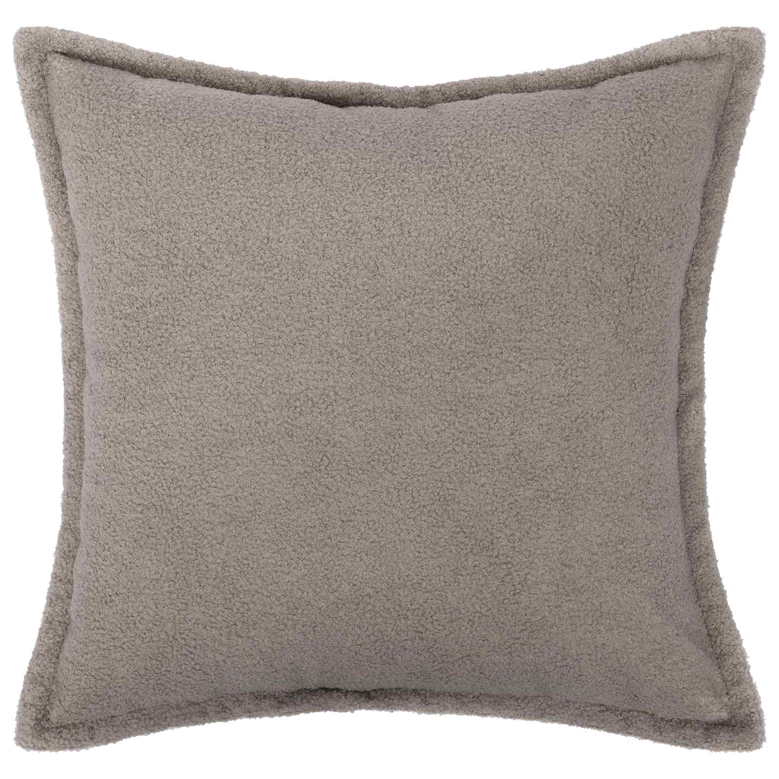 vidaXL Cushion Cover 6 pcs HOUTEN Light Grey 65 x 65 cm Bouclé 2