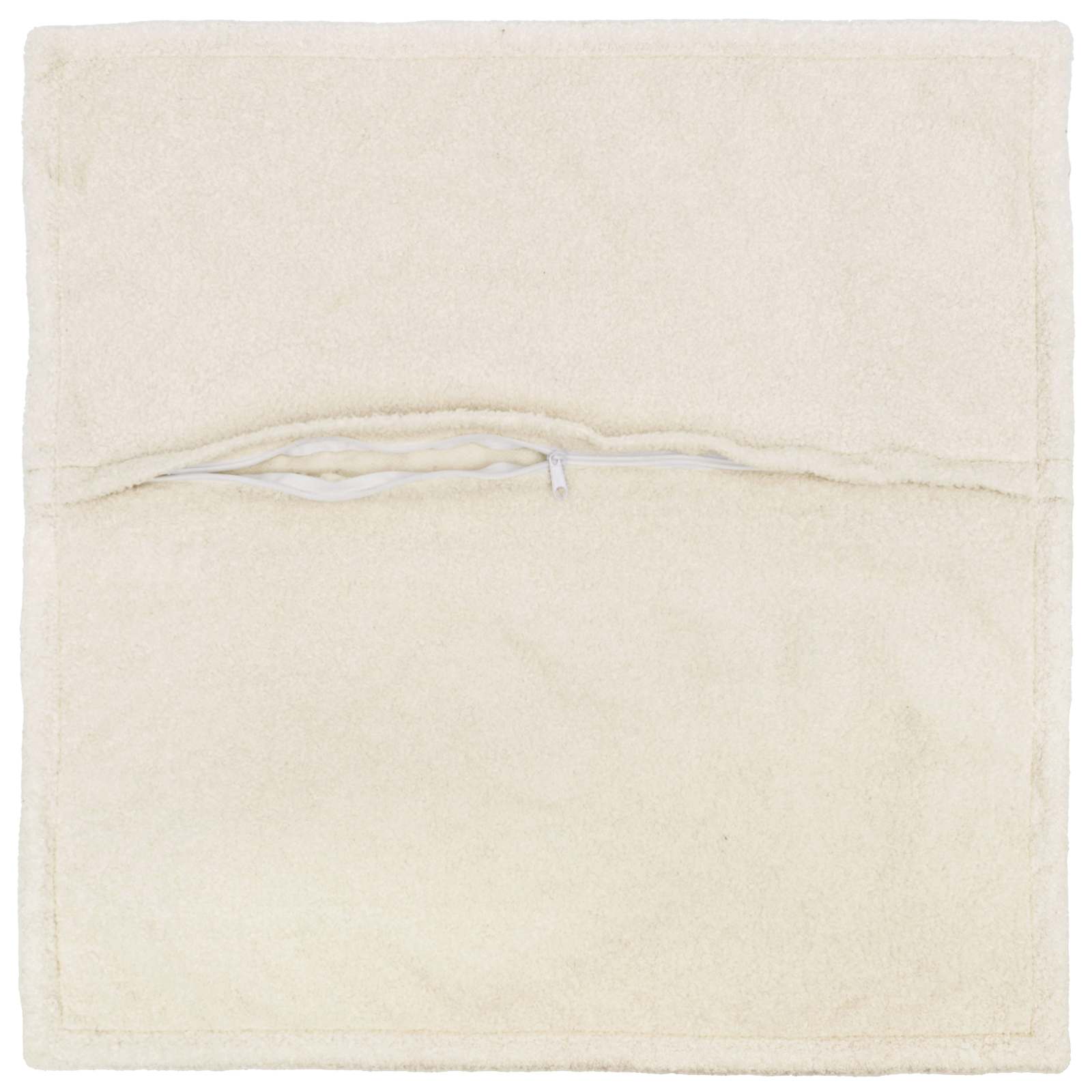 vidaXL Cushion Cover 6 pcs HOUTEN Cream 65 x 65 cm Bouclé 3