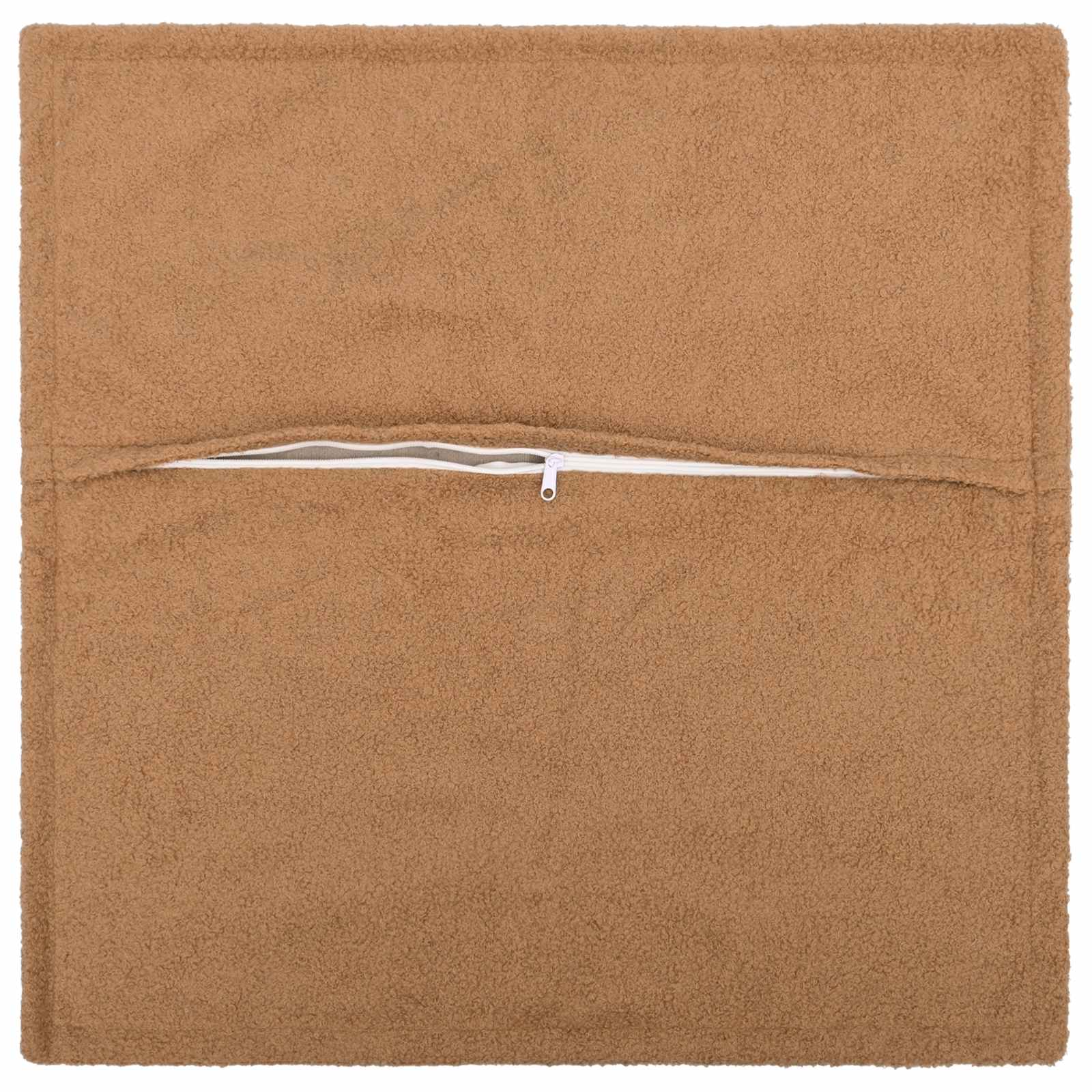 vidaXL Cushion Cover 6 pcs HOUTEN Beige 65 x 65 cm Bouclé 3