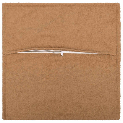 vidaXL Cushion Cover 6 pcs HOUTEN Beige 65 x 65 cm Bouclé 3
