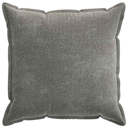 vidaXL Cushion Cover 6 pcs HOUTEN Dark Grey 65 x 65 cm Chenille Fabric 3