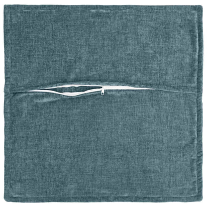 vidaXL Cushion Cover 6 pcs HOUTEN Blue 65 x 65 cm Chenille Fabric 4
