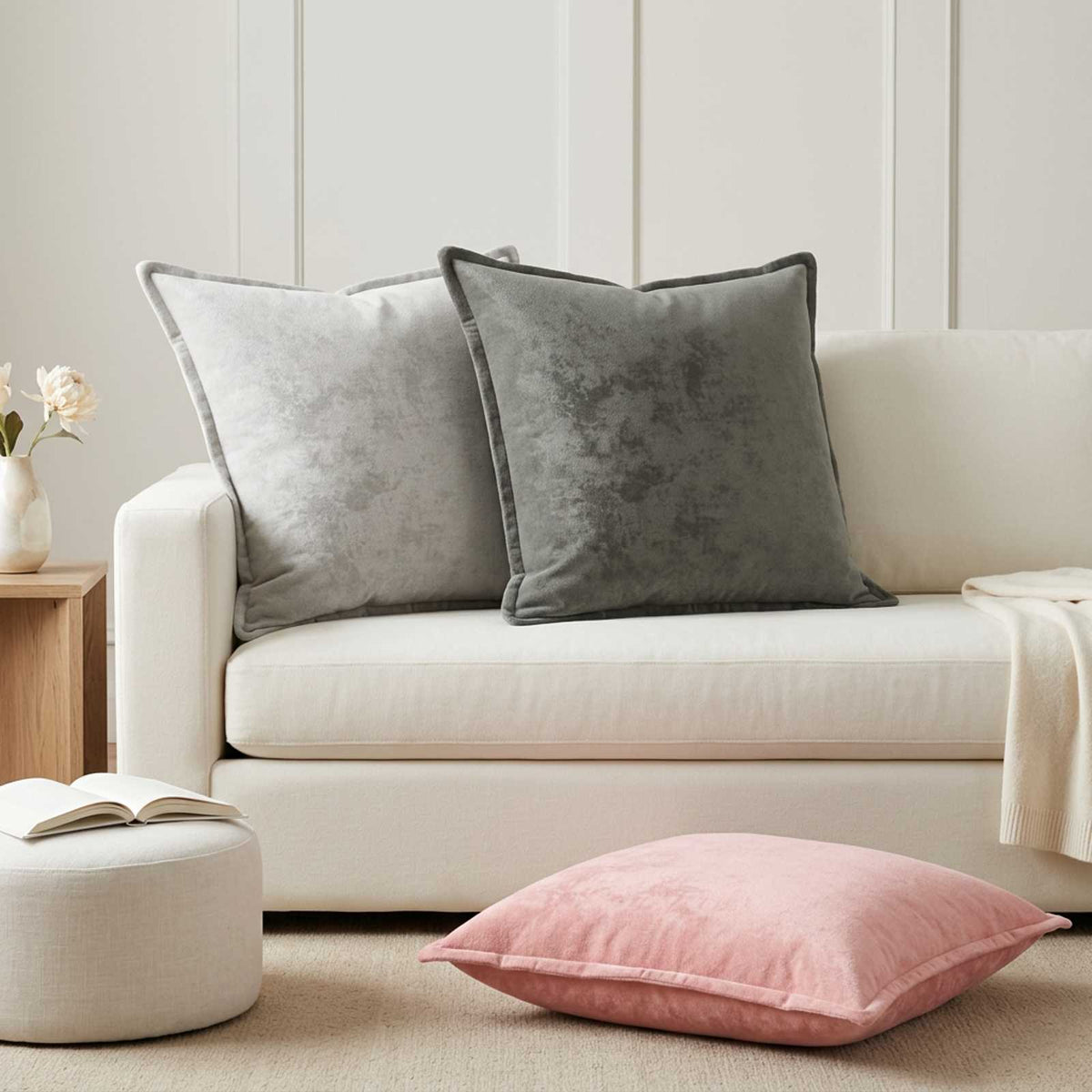 Cushion Cover HOUTEN Grey Flannel