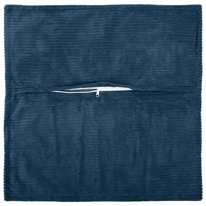 vidaXL Cushion Cover 6 pcs HOUTEN Navy Blue 70 x 70 cm Corduroy 3