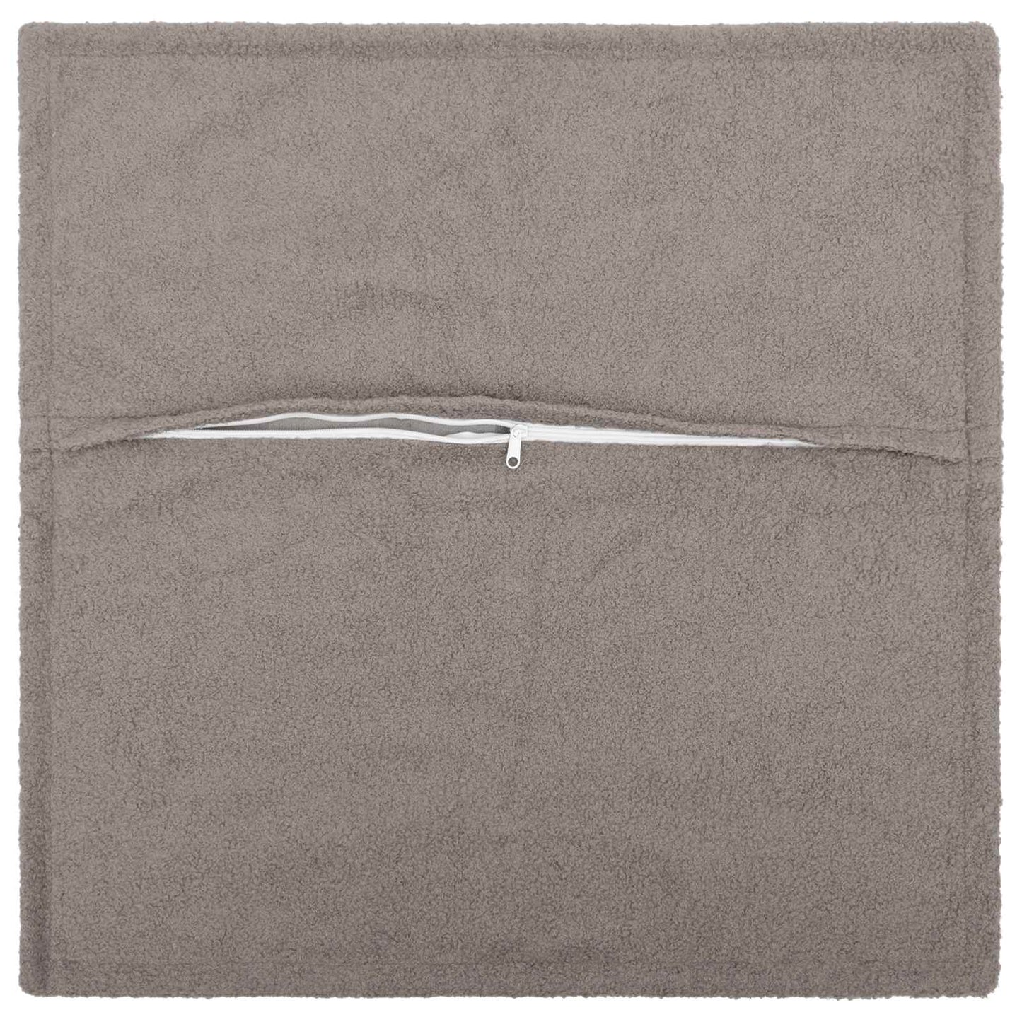 vidaXL Cushion Cover 6 pcs HOUTEN Light Grey 70 x 70 cm Bouclé 3