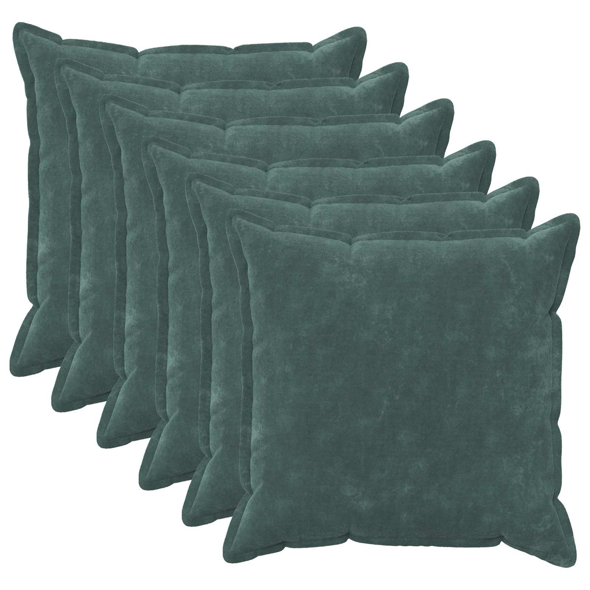 vidaXL Cushion Cover 6 pcs HOUTEN Sea Blue 70 x 70 cm 1