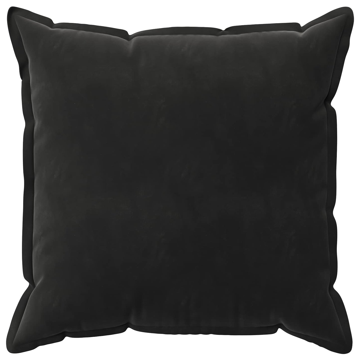 vidaXL Cushion Cover 6 pcs HOUTEN Black 80 x 80 cm Velvet 3