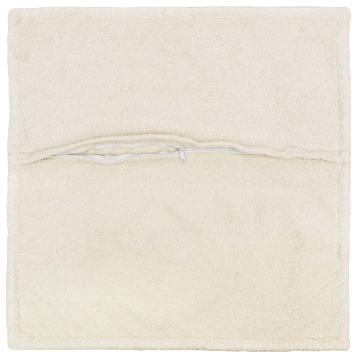 vidaXL Cushion Cover 6 pcs HOUTEN Cream 80 x 80 cm Bouclé 4