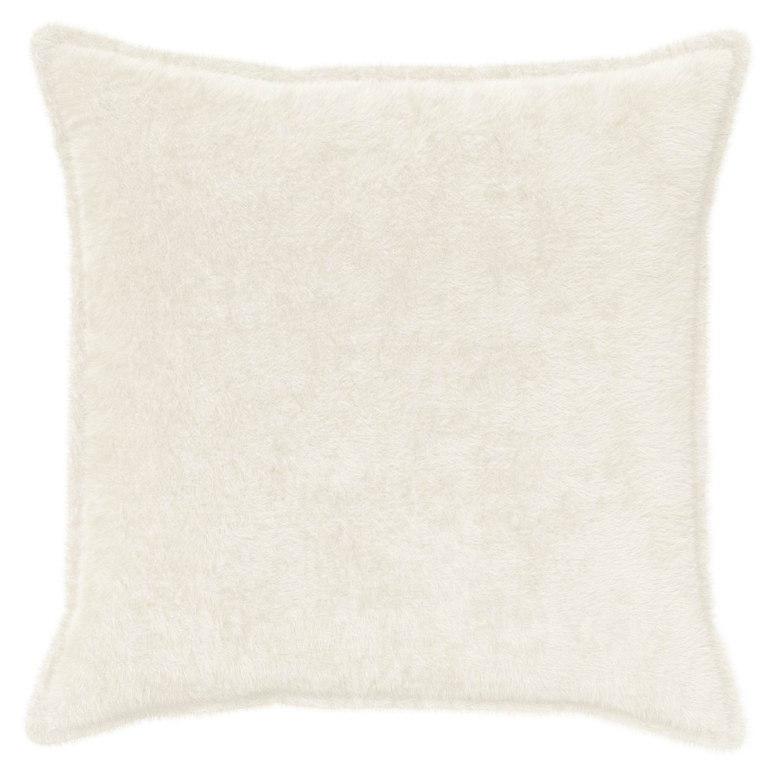 vidaXL Cushion Cover 6 pcs HOUTEN White 80 x 80 cm Faux Rabbit Fur 3