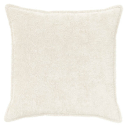 vidaXL Cushion Cover 6 pcs HOUTEN White 80 x 80 cm Faux Rabbit Fur 3