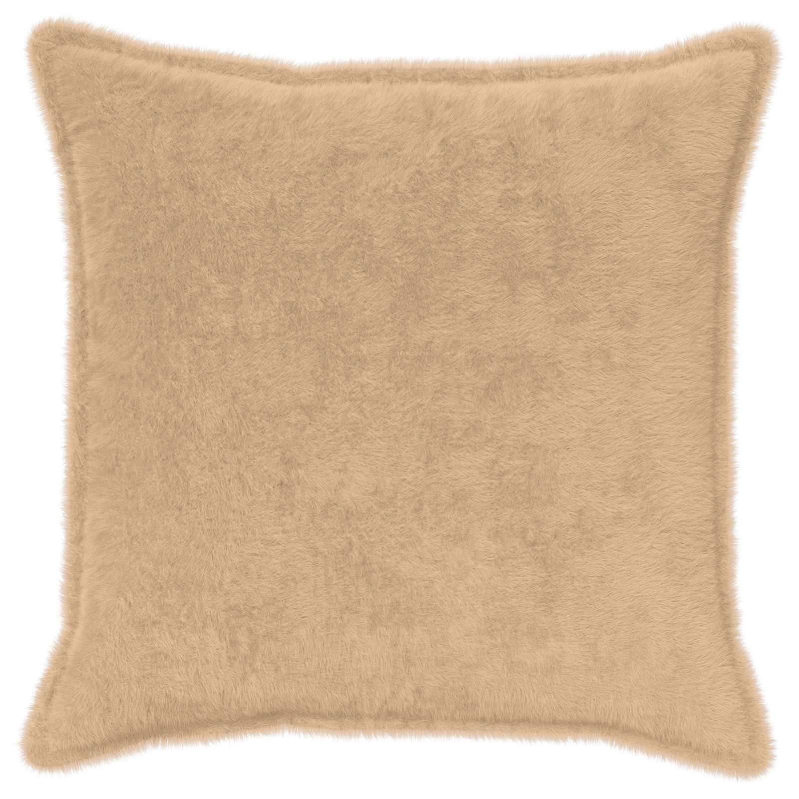 vidaXL Cushion Cover 6 pcs HOUTEN Cream 80 x 80 cm Faux Rabbit Fur 3