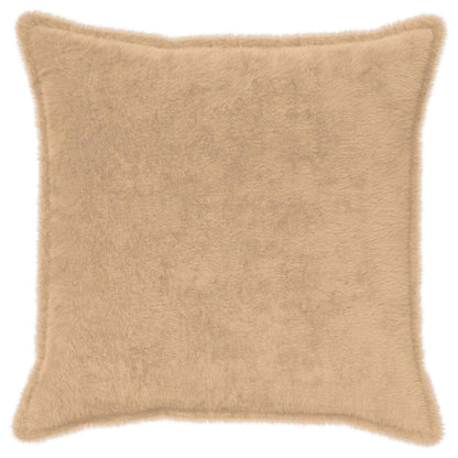 vidaXL Cushion Cover 6 pcs HOUTEN Cream 80 x 80 cm Faux Rabbit Fur 3