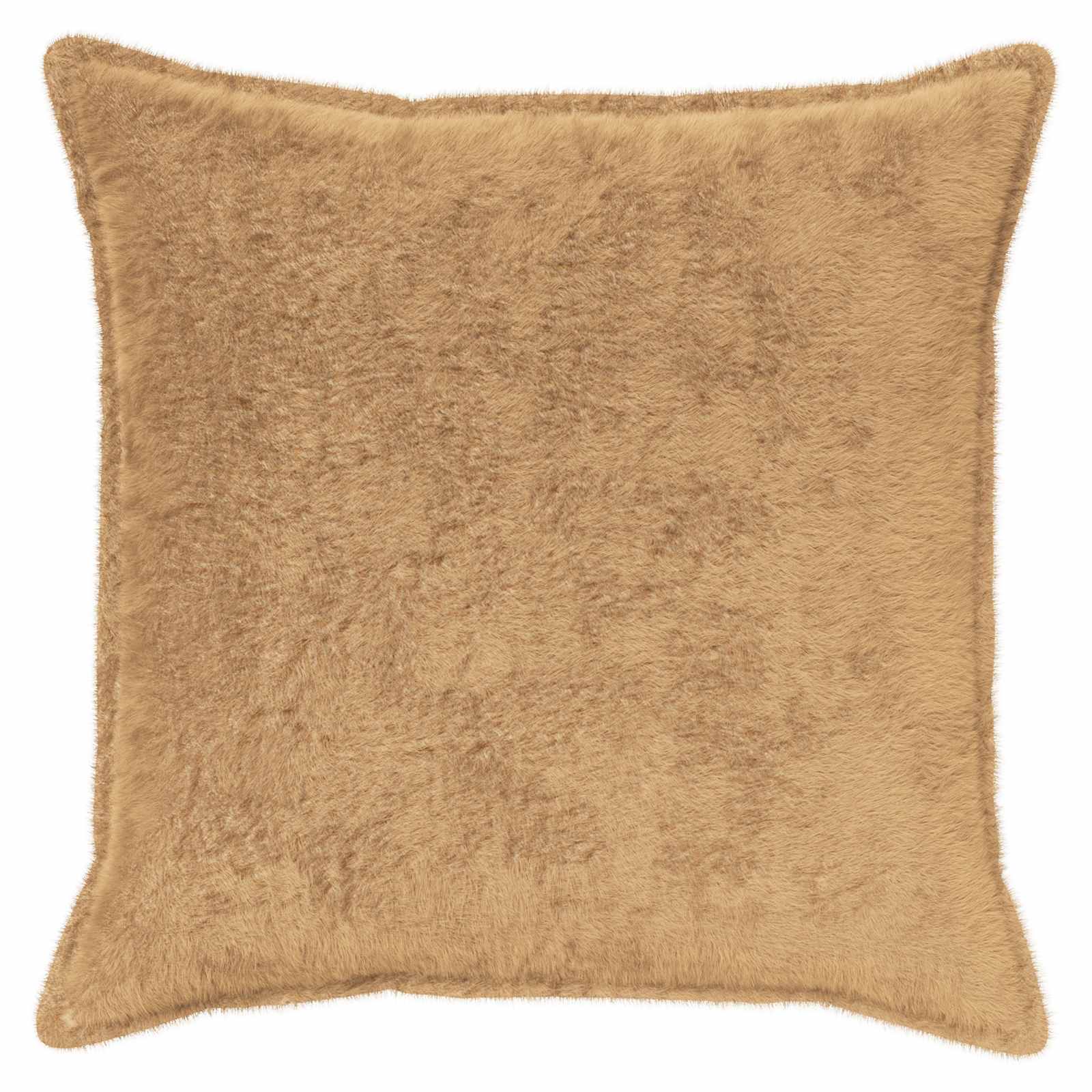 vidaXL Cushion Cover 6 pcs HOUTEN Taupe 80 x 80 cm Faux Rabbit Fur 3