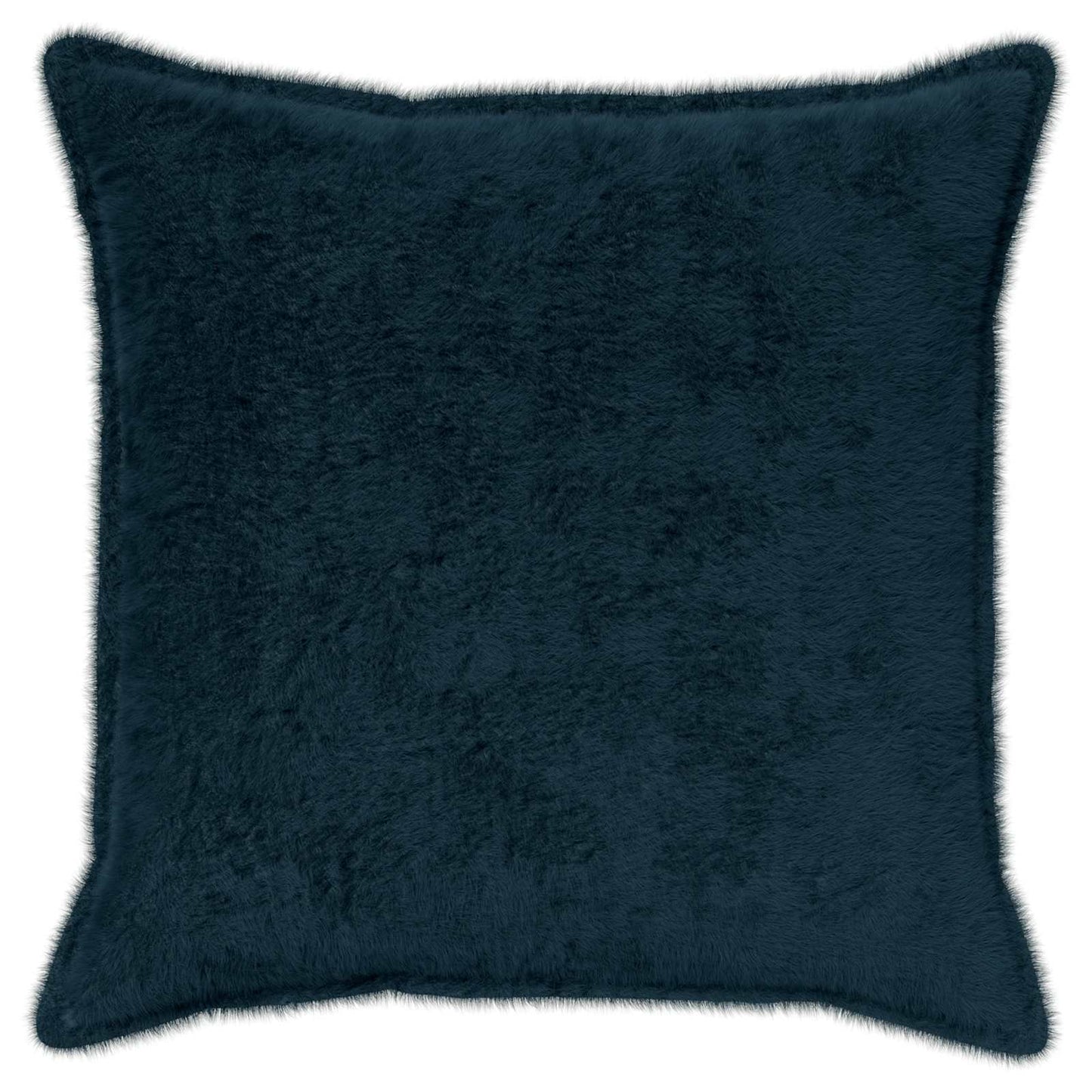 vidaXL Cushion Cover 6 pcs HOUTEN Navy Blue 80 x 80 cm Faux Rabbit Fur 3