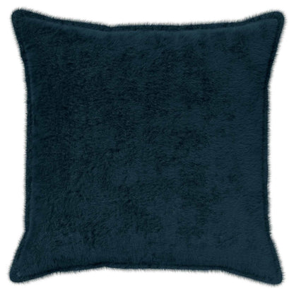 vidaXL Cushion Cover 6 pcs HOUTEN Navy Blue 80 x 80 cm Faux Rabbit Fur 3