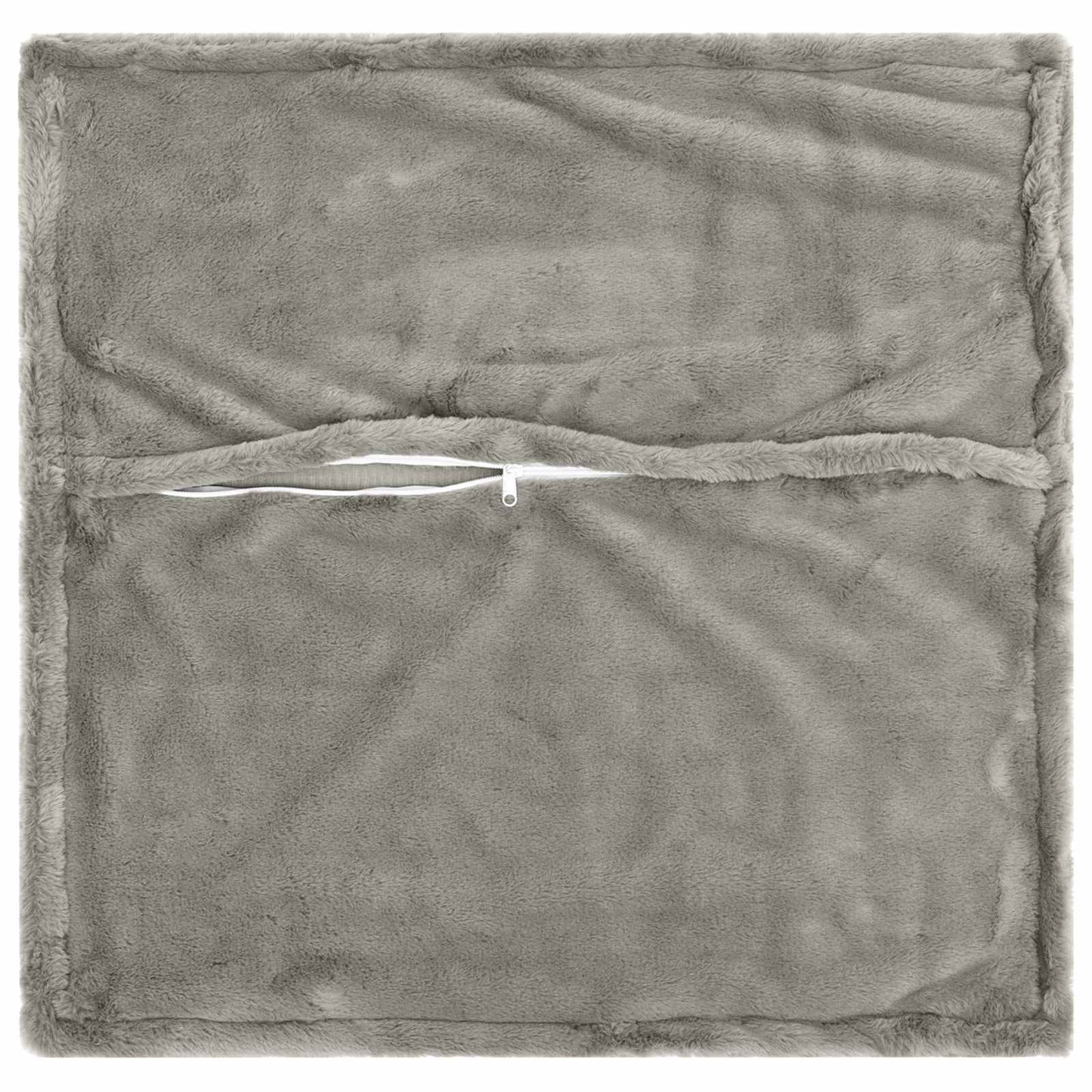 vidaXL Cushion Cover 6 pcs HOUTEN Light Grey 80 x 80 cm 4