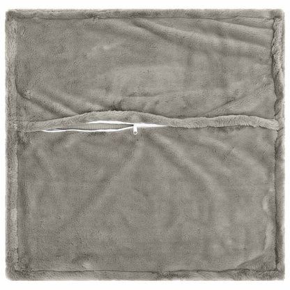 vidaXL Cushion Cover 6 pcs HOUTEN Light Grey 80 x 80 cm 4