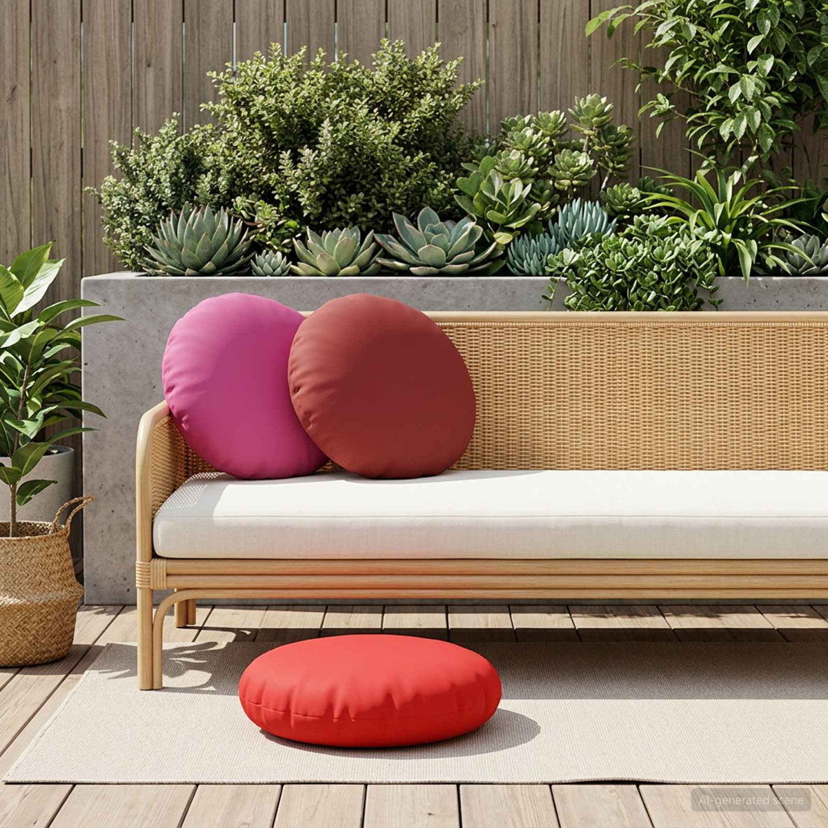 Throw Pillow HEERLEN Dia Polyester