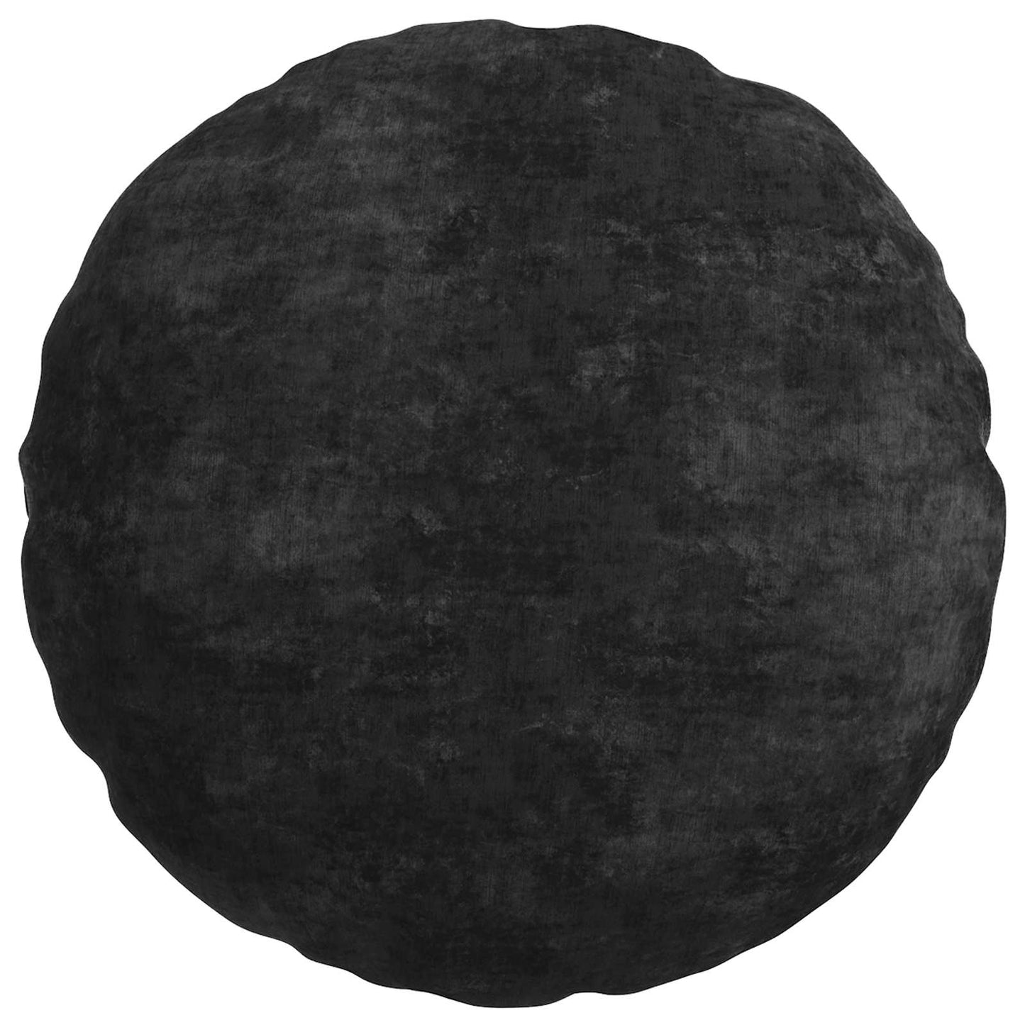 vidaXL Cushion Cover 6 pcs HEERLEN Anthracite Ø 60 cm Chenille Fabric 3