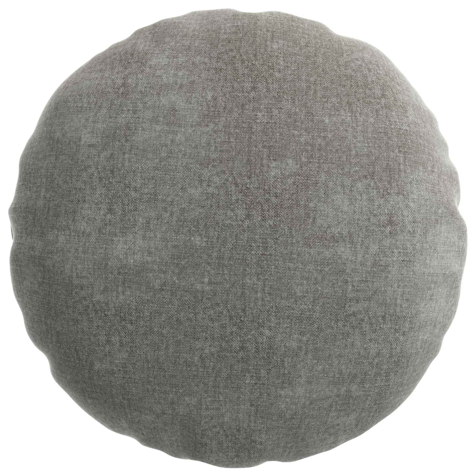 vidaXL Cushion Cover 6 pcs HEERLEN Dark Grey Ø 60 cm Chenille Fabric 3