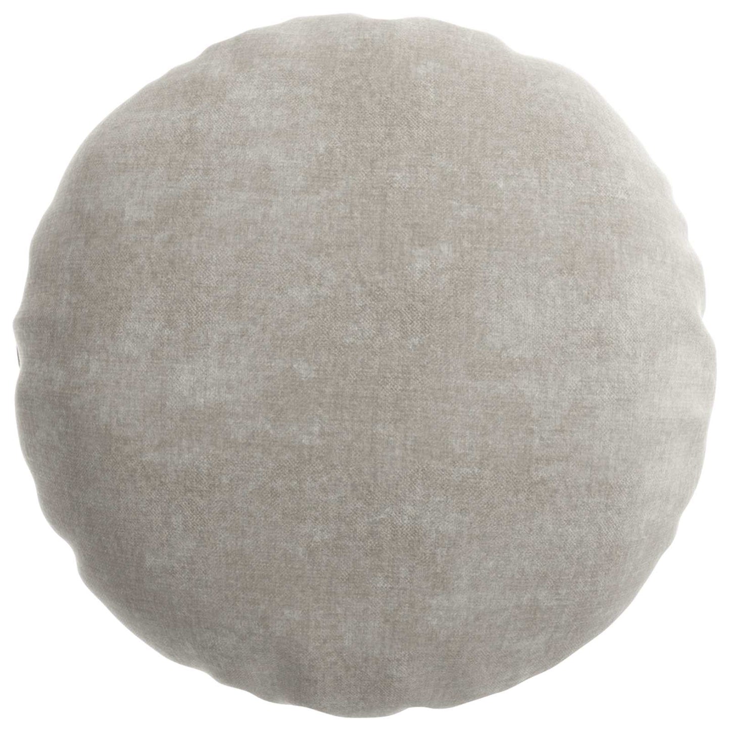 vidaXL Cushion Cover 6 pcs HEERLEN Light Grey Ø 60 cm Chenille Fabric 3