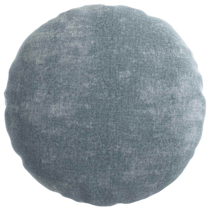 vidaXL Cushion Cover 6 pcs HEERLEN Light Blue Ø 60 cm Chenille Fabric 3