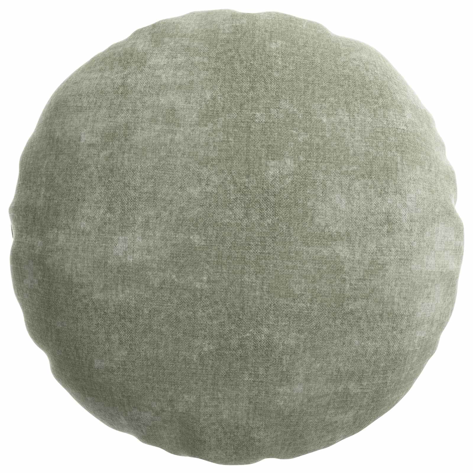 vidaXL Cushion Cover 6 pcs HEERLEN Green Ø 60 cm Chenille Fabric 3