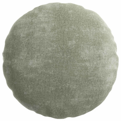 vidaXL Cushion Cover 6 pcs HEERLEN Green Ø 60 cm Chenille Fabric 3