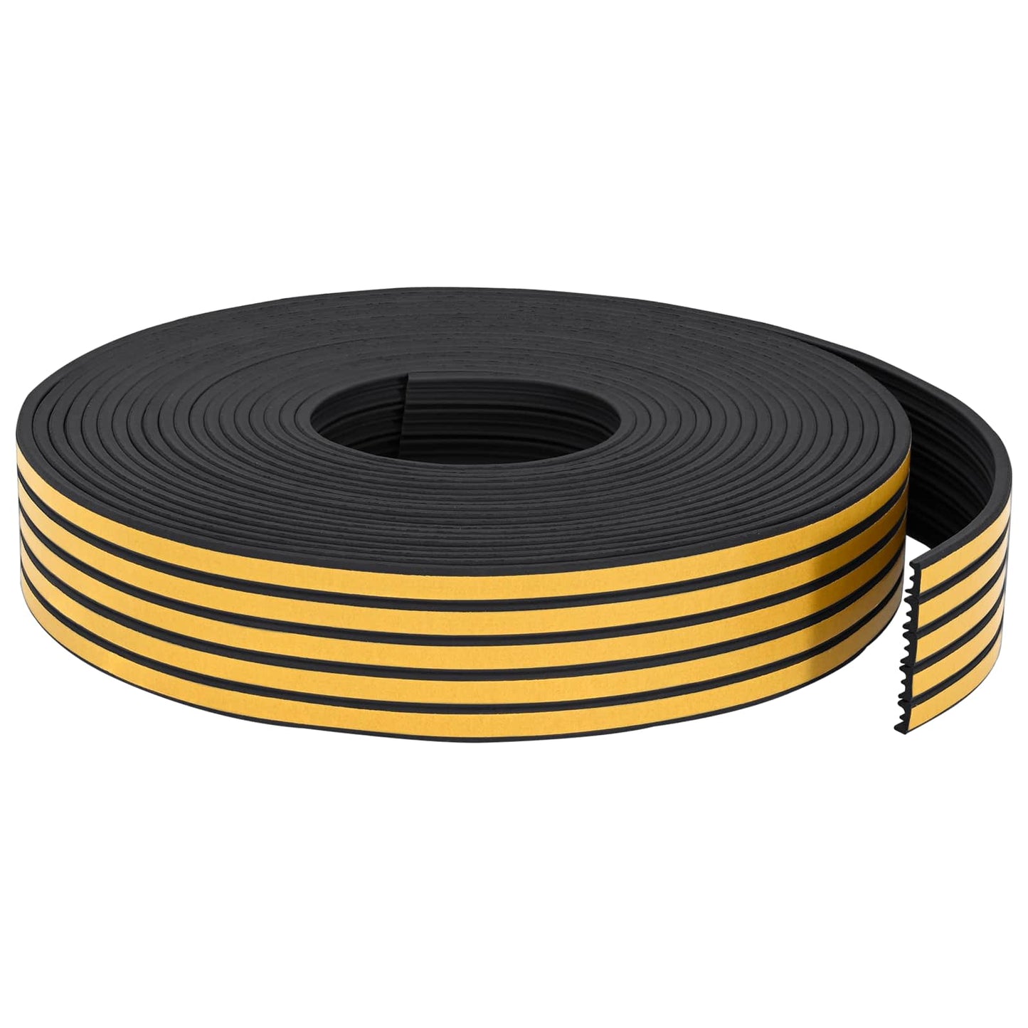 vidaXL Self-Adhesive Window Seal Black 15 x 8 mm 50 m EPDM Foam 2