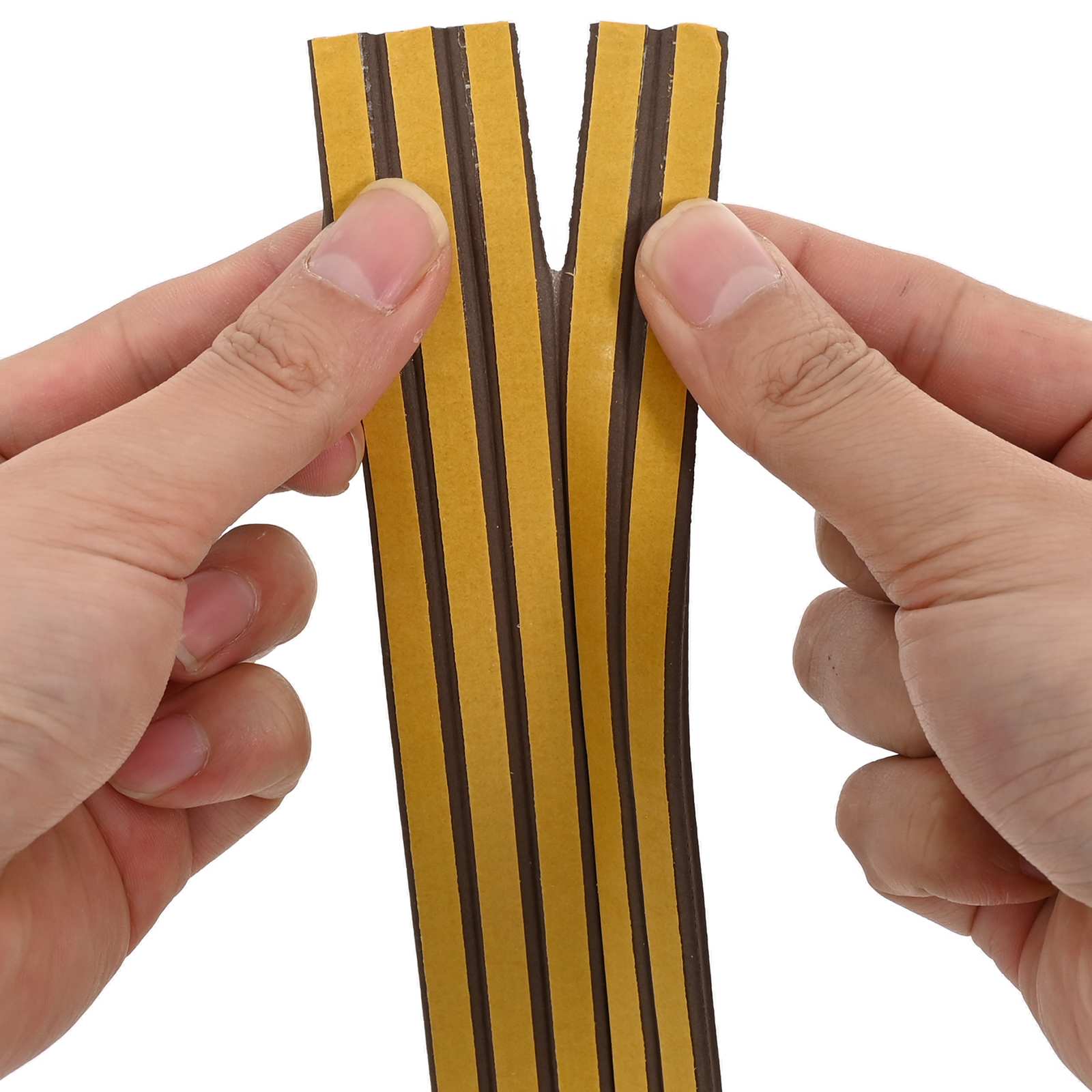vidaXL Self-Adhesive Window Seal Brown 15 x 8 mm 50 m EPDM Foam 4