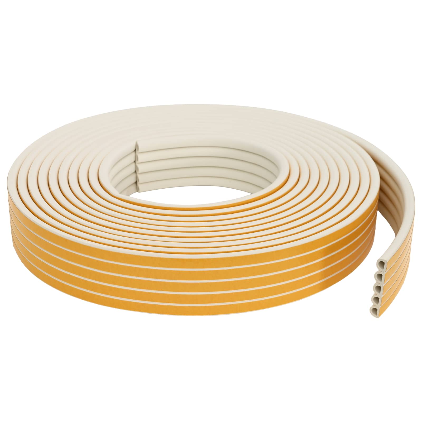 vidaXL Self-Adhesive Window Seal White 12 x 10 mm 100 m EPDM Foam 2