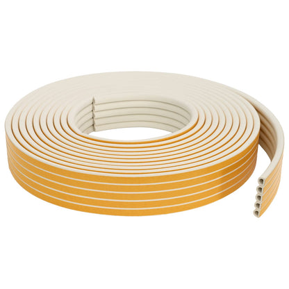 vidaXL Self-Adhesive Window Seal White 12 x 10 mm 100 m EPDM Foam 2