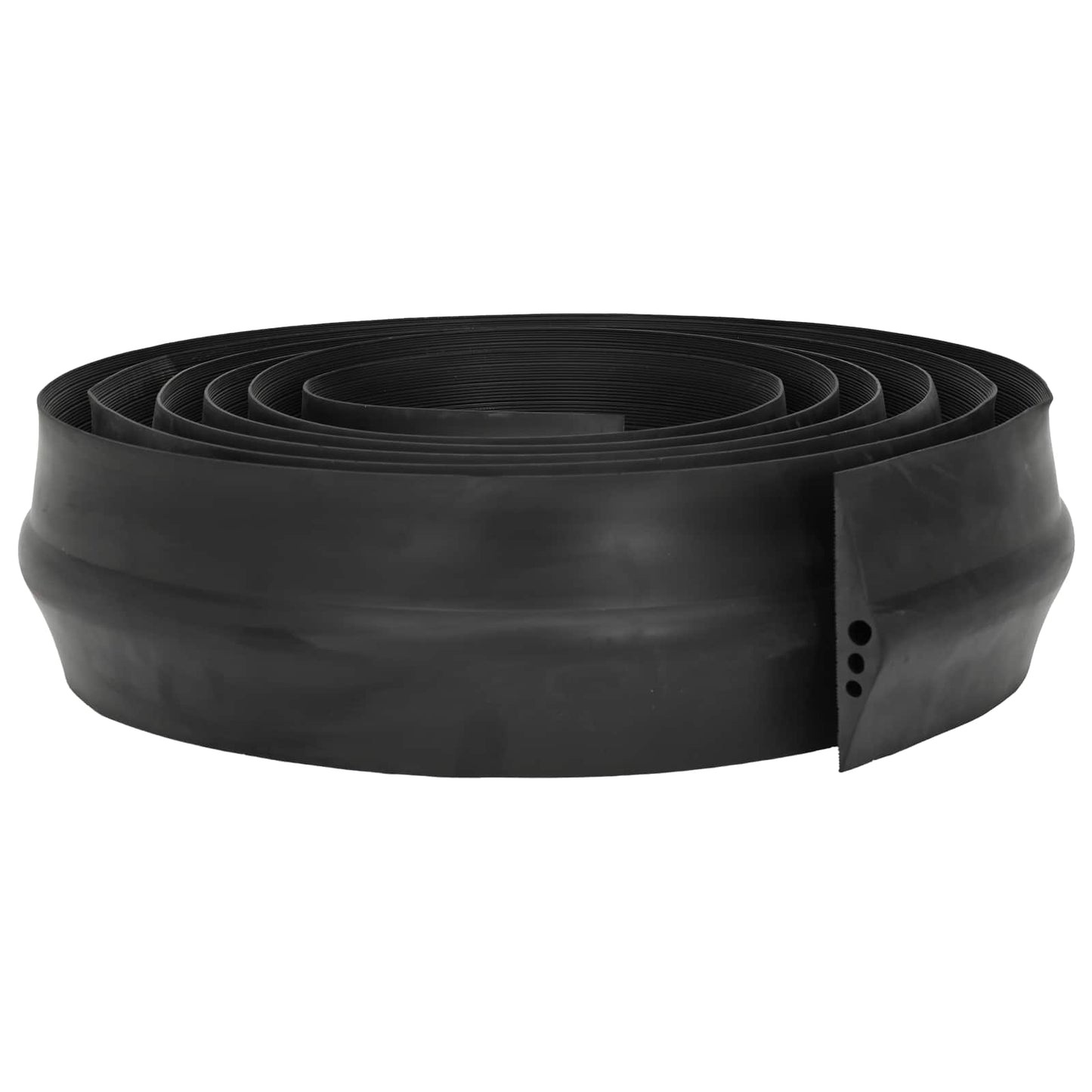 vidaXL Garage Floor Seal Black 75 x 12 mm 10 m EPDM Rubber 2