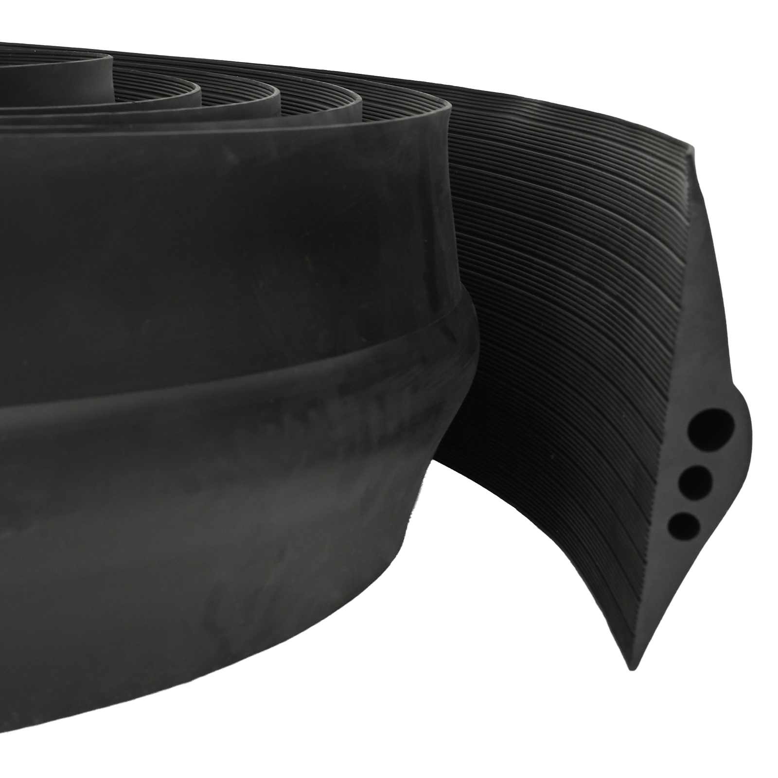 vidaXL Garage Floor Seal Black 74 x 20 mm 5.5 m EPDM Rubber 1