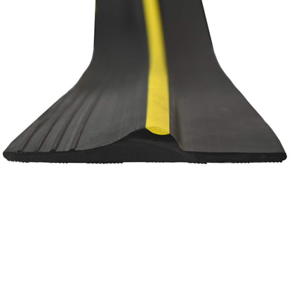 vidaXL Garage Floor Seal Black and Yellow 12 x 90 mm 10 m PVC 3