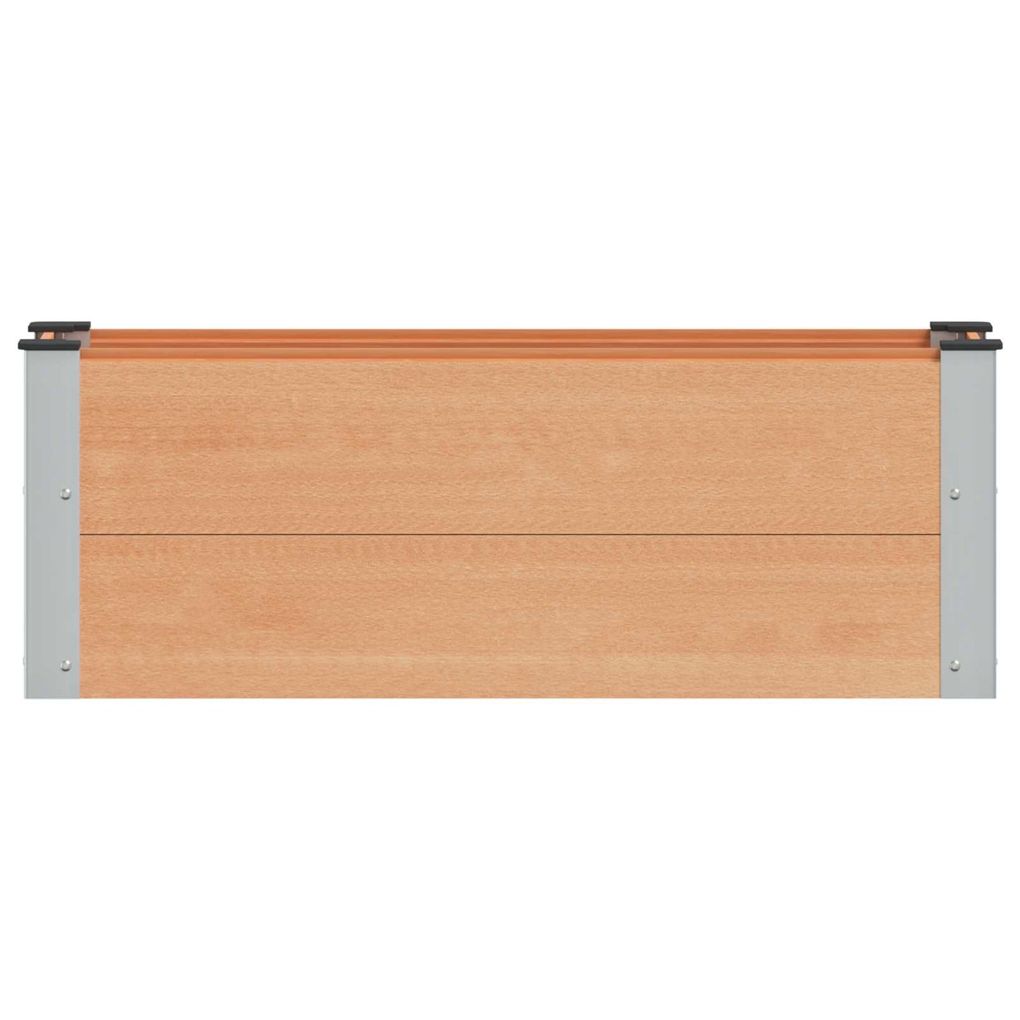 vidaXL Garden Raised Bed Brown 100 x 30 x 36 cm WPC and Aluminium 3