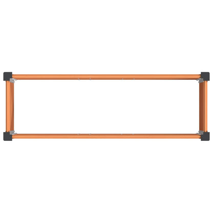 vidaXL Garden Raised Bed Brown 100 x 30 x 36 cm WPC and Aluminium 5