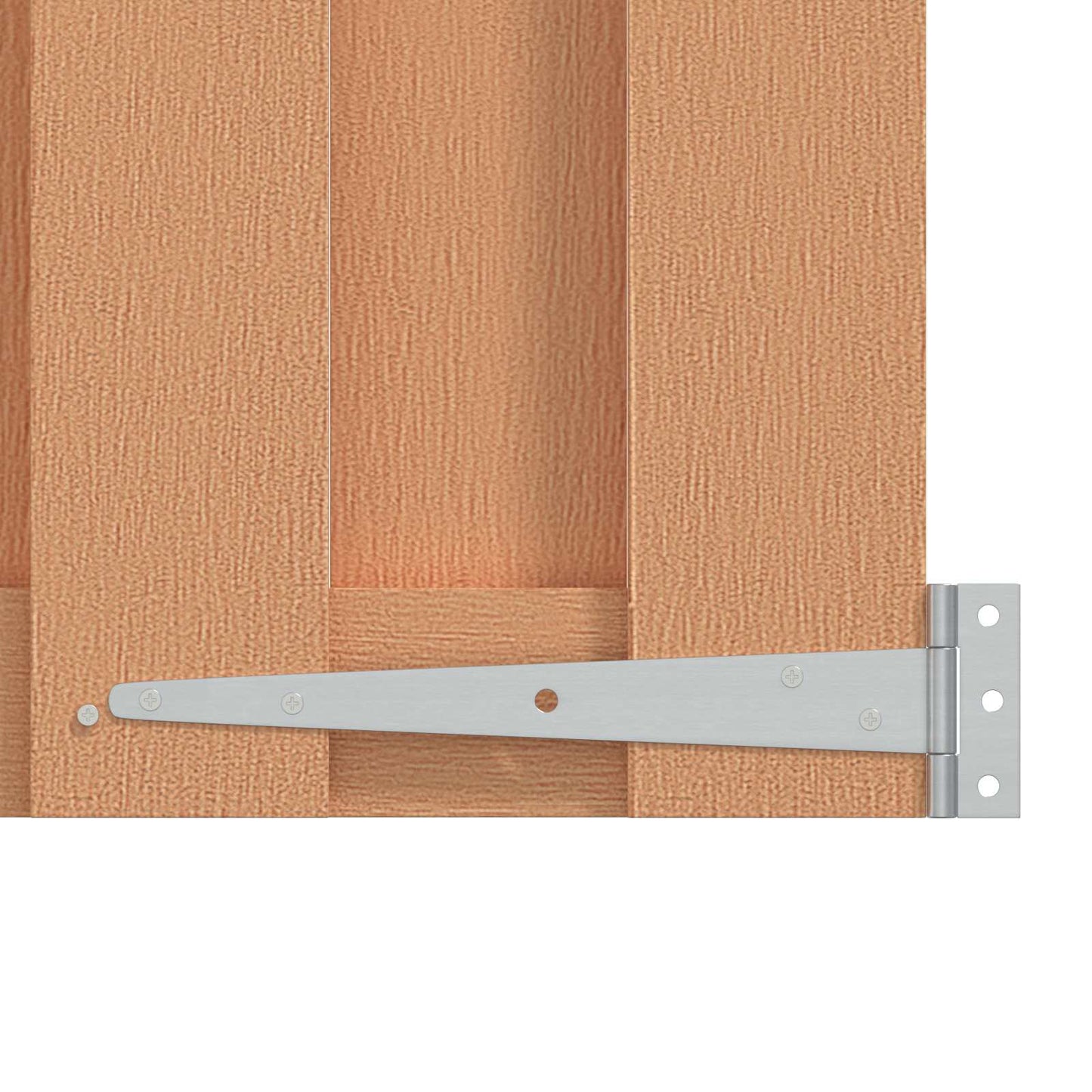 vidaXL Garden Gate 100 x 60 cm WPC and Aluminium Brown 4