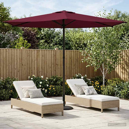 vidaXL Garden Parasol Rectangular 2.7 x 2.7 m Polyester without Base