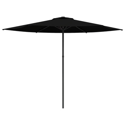 vidaXL Garden Parasol 300 x 300 cm Polyester Rectangular Black 2