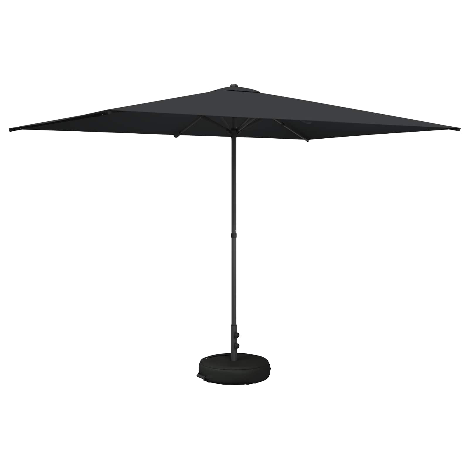 vidaXL Garden Parasol with Base 200 x 300 cm Polyester Rectangular 2