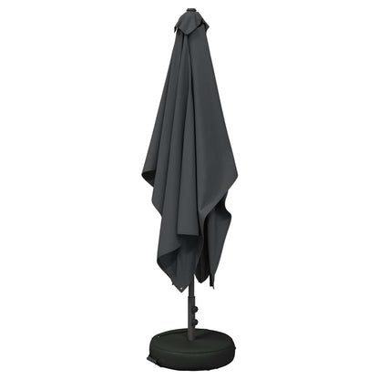 vidaXL Garden Parasol with Base 200 x 300 cm Polyester Rectangular 3