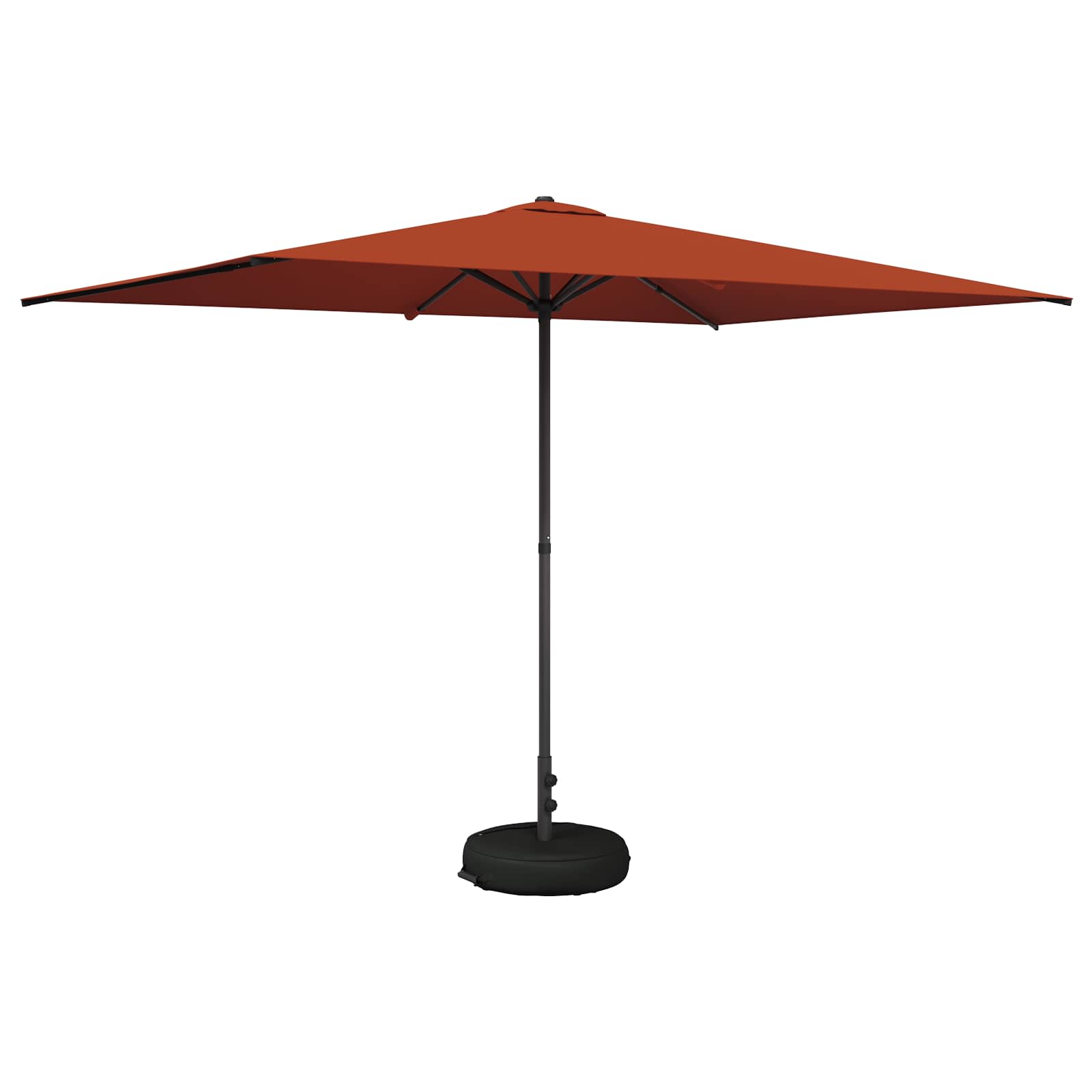 vidaXL Garden Parasol with Base 200 x 300 cm Polyester Rectangular 2