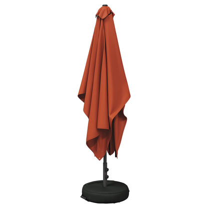 vidaXL Garden Parasol with Base 200 x 300 cm Polyester Rectangular 3