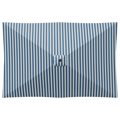 vidaXL Garden Parasol with Base 200 x 300 cm Polyester Rectangular 4