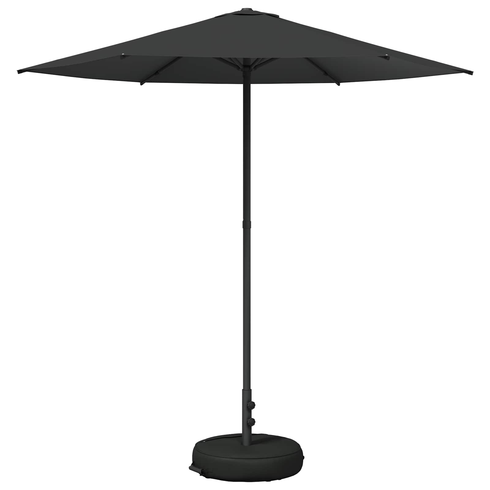 vidaXL Garden Parasol with Base 230 x 230 cm Polyester Rectangular 2